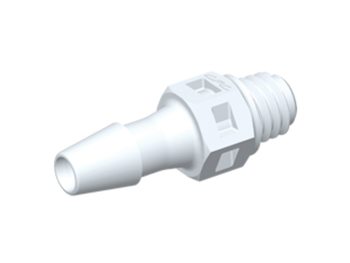 MS430 CPC Colder Products MS430 Straight Fitting Tapered 10-32 X 1/8 HB White Nylon