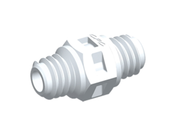 N3270 CPC Colder Products N3270 Nipple Fitting Tapered 10-32 X Tapered 10-32 Natural PVDF