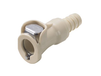 95300 CPC Colder Products 95300 1/2 Hose Barb Valved Coupling Body FDA EPDM O-Ring