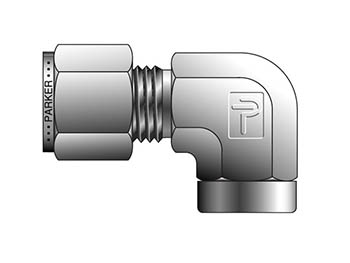 4-4 DBZ-B CPI Inch Tube NPT Female Elbow - DBZ