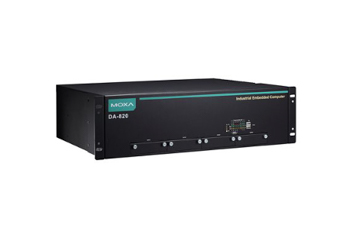 Moxa DA-820-C1-DP-LV-T 3U 19-inch IEC 61850 native PRP/HSR computer with Intel® Celeron®, Core™ i3 or i7 CPU