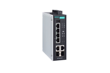 EDS-P506E-4PoE-2GTXSFP Moxa EDS-P506E-4PoE-2GTXSFP 4+2G-port Gigabit PoE+ managed Ethernet switches with 4 IEEE 802.3af/at PoE+ ports