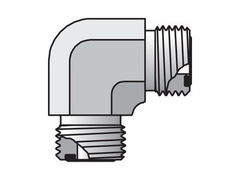 16 ELO-SS Seal-Lok ORFS 90° Elbow ELO