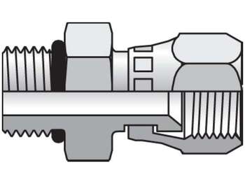 10-8 F65OX-S Triple-Lok 37° Straight Swivel F65OX