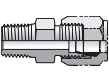 4-4 FBU-S W/SS FERRULE Ferulok Straight FBU