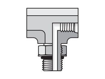 16 G5G5JAO-S Pipe & Port Tee G5G5JAO