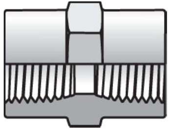 1/2 X 1/4 GG-S Pipe & Port Coupling GG