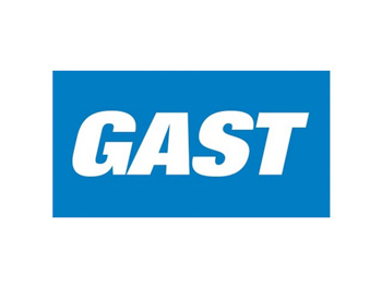 1023-101Q-G608NEX GAST 1023-101Q-G608NEX Rotary Vane Air Compressor / Vacuum Pump 3/4 HP 8.5 CFM-50HZ 10 CFM-60HZ 26.5 IN-HG