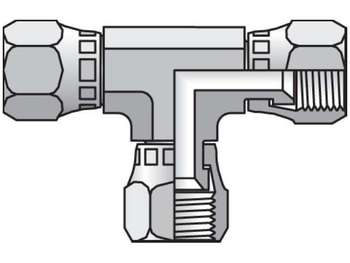 12 JX6-S Triple-Lok 37° Tee JX6