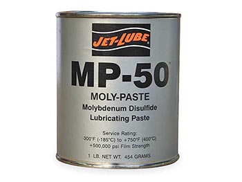 P-9766 Jet-Lube MP-50™ Multi-purpose Low Friction Moly Paste Molybdenum Disulfide Lubricating Paste - 1 LB