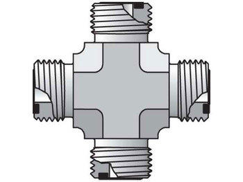 8 KLO-S Seal-Lok ORFS Cross KLO