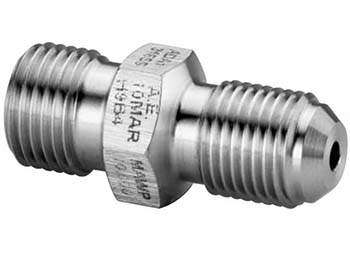 10MAP6B4 Autoclave Engineers Male / Male BSPP Adapter - National Pipe Thread (NPT) to BSPP