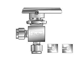 6A-MB6APFA-BP Ball Valve - Two-way - Angle - MB