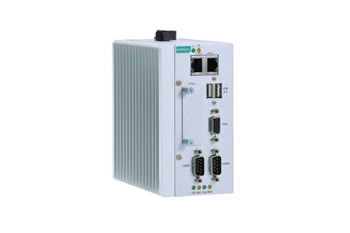 Moxa MC-1112-E4-T Quad-core fanless DIN-rail automation computer