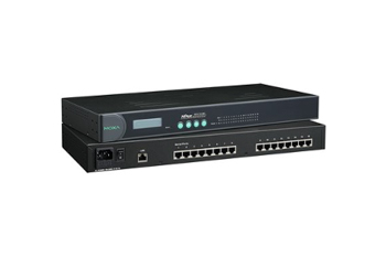 NPort 5610-16 Moxa NPort 5610-16 8 and 16-port RS-232/422/485 rackmount serial device servers