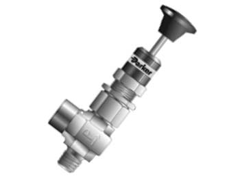 4Z-RL4A-BNT-SS-MN-KG Relief Valve - Angle - Manual Override - RL4