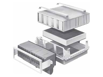 Racor Dynacell® T-519 Single-Stage Horizontal or Vertical Standard Air Cleaner