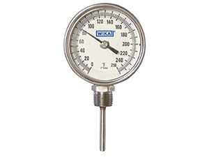 31025A108G4 Wika 31025A108G4 Bimetal Process Grade Thermometer Model TI.31 3 Inch Dial 0/150° C 1/2 NPT Lower Mount Stainless Steel Case