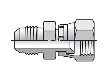 10-8 XHX6-SS Triple-Lok 37° Straight XHX6