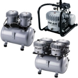 Oil-less Air Compressors and Vacuum Pumps