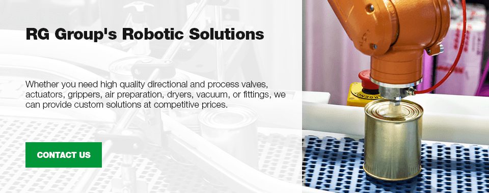 Contact RG Group for manufacturing robotic solutions